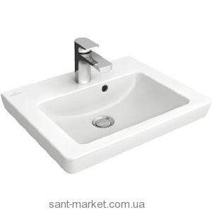 Раковина для ванной на тумбу Villeroy&Boch коллекция Subway 2.0 белая 73155GR1