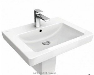 Раковина для ванної підвісна Villeroy & Boch колекція Subway 2.0 біла 71136201