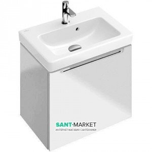Тумба под раковину Villeroy&Boch Subway 2.0 подвесная 58.7x45.43x42 белая A68700DH