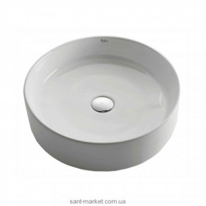 Раковина для ванної накладна Kraus біла KCV-140
