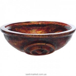 Раковина для ванной накладная Kraus коричневая GV-630-19mm