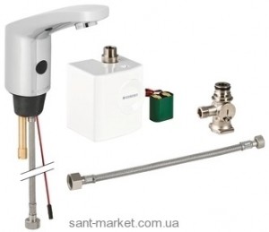 Смеситель для раковины электронный сенсорный Geberit коллекция HyTronic хром 116.366.21.1