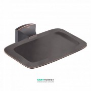 Мыльница для ванной Kraus Fortis с настенным держателем латунь темный шоколад KEA-13305-ORB 