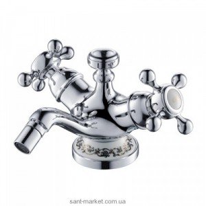 Змішувач для біде Kraus Apollo двухвентильний хром KEF-16023CH