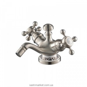 Змішувач для біде Kraus Apollo двухвентильний сатин KEF-16023BN