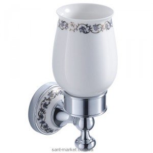 Cтакан для зубних щіток Kraus Apollo з настінним тримачем хром KEA-16504CH