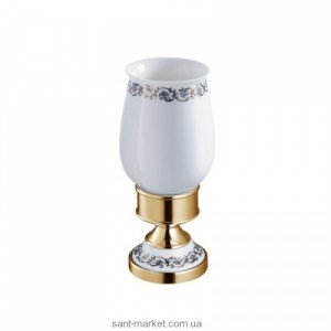 Cтакан для зубных щеток Kraus Apollo керамика/латунь золото KEA-16513G