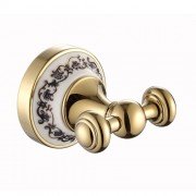 Гачок для ванної Kraus Apollo подвійний латунь золото KEA-16501G