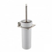 Йоржик для унітазу Kraus Fortis з настінним тримачем сатин KEA-13331BN