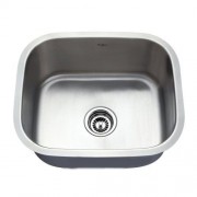 Мойка для кухни прямоугольная Kraus Premier под столешницу нержавеющая сталь  хром KBU11