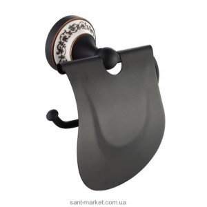 Kraus APOLLO Тримач туалетного паперу з кришкою KEA-16526ORB