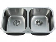 Мийка для кухні прямокутна Kraus Premier під стільницю нержавіюча сталь хром KBU22