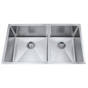 Мийка для кухні прямокутна Kraus Precision під стільницю нержавіюча сталь хром KHU103-33