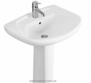 Раковина для ванної на п'єдестал Villeroy & Boch колекція Omnia classic біла 71226301