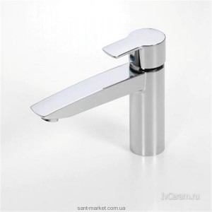 Змішувач для раковини одноважеля з донним клапаном Oras колекція Cubista хром 2805 F