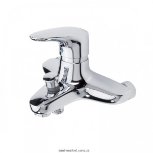 Змішувач одинважільний для ванни з коротким виливом Oras колекція Vega хром 1840U