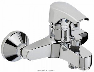 Смеситель однорычажный для ванны с коротким изливом Oras коллекция Saga хром 1940Y