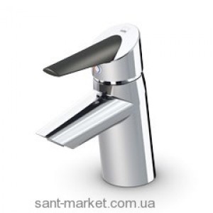 Змішувач для раковини одноважеля Oras колекція Optima хром / чорний 2710F