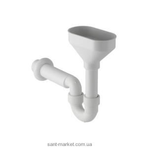 Geberit Сифон с воронкой  белый ПП 152.393.11.1