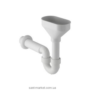 Geberit Сифон с воронкой  белый ПП 152.392.11.1