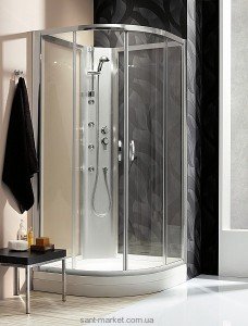 Гидромассажная кабина Radaway EOS Quattra Front part 92.5х92.5х205 низкий поддон 33003-01-01N