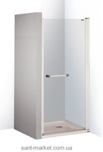 Душові двері в нішу SANPLAST PRESTIGE II скляна орні 80х185 DJP-PRII / EX-80-S MC