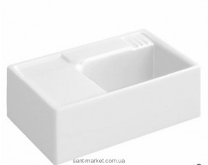 Раковина для ванної накладна Villeroy & Boch колекція O.Novo біла 63430001