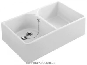 Раковина для ванної накладна подвійна Villeroy & Boch колекція O.Novo біла 63320001