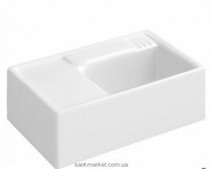 Раковина для ванної накладна Villeroy & Boch колекція O.Novo біла 63430001