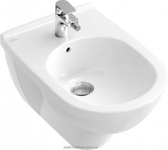 Биде подвесное Villeroy&Boch коллекция O.Novo 56х36х40 с переливом 546000R1
