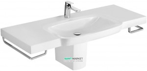 Раковина для ванной подвесная умывальник-столешница Villeroy&Boch коллекция Sentique белая 51428001