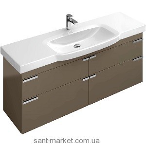 Тумба под раковину Villeroy&Boch Sentique подвесная 140x42.6x55 коричневая A85100N9