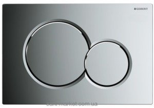 Змивна клавіша Geberit Sigma 01 24.6х16.4х1.3 хром 115.770.21.5