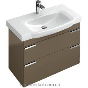Тумба під раковину Villeroy & Boch Sentique підвісна 75x42.6x55 коричнева A85400N9