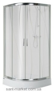 Душова кабіна Sanplast 90х90х190 низький піддон KP4 / TX5-90-S sb W15 + BPza
