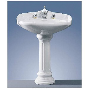 Раковина для ванної на п'єдестал Jorger колекція Leonardo біла 10250000100