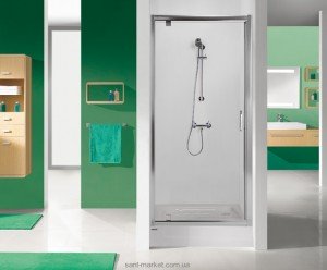 Душові двері в нішу SANPLAST скляна орні 90х190 DJ / TX5-90-S sb CR