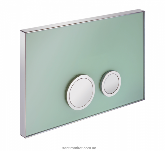 Schel Клавиша двойного смыва зеленое стеко 032870099