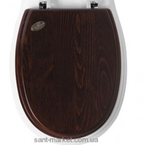 Simas ARCADE: Сидіння для унітазу дерево петлі бронза AR005 / BR