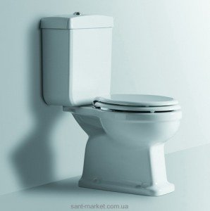 Simas Londra Сидіння біле / хром LO002chrome