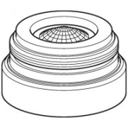 Geberit Аэратор 1 9 литров/мин  без ключа 242.645.21.1