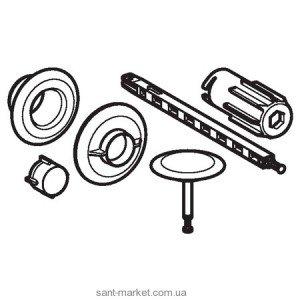 Geberit Сменный комплект для сливного-переливного отверстия 241.719.21.1