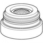 Geberit Аэратор 1 9 литров/мин  без ключа 242.645.21.1