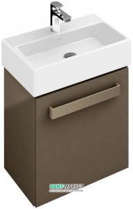 Тумба під раковину Villeroy & Boch Up2U підвісна квадратна 54x39.6x54 біла A83800DH
