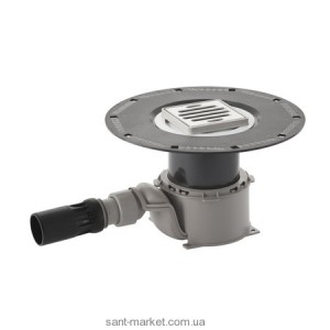  Сливной трап для душа Geberit мокрый затвор боковой выпуск 100x100 мм  154.000.00.1