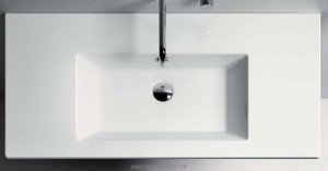 Раковина для ванной подвесная умывальник-столешница Catalano коллекция Star белая 105ST