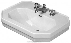 Раковина для ванной подвесная Duravit коллекция 1930 Series белая 0438600030