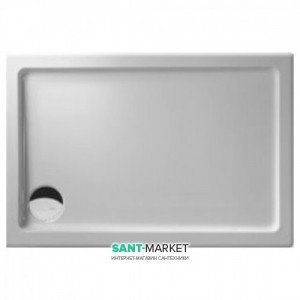Душевой поддон акриловый прямоугольный Duscholux ANCONA Trend 647 120х80х7.2 663.647001.001
