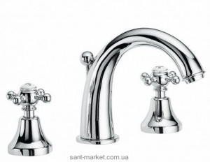 Смесітельль для раковини двухвентильний з донним клапаном Fir колекція Melrose 22 хром 22122351000