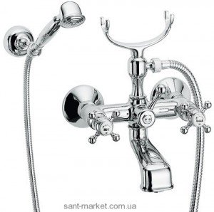 Змішувач двохвентильний для ванни з душем Fir колекція Melrose 22 хром 22312221000